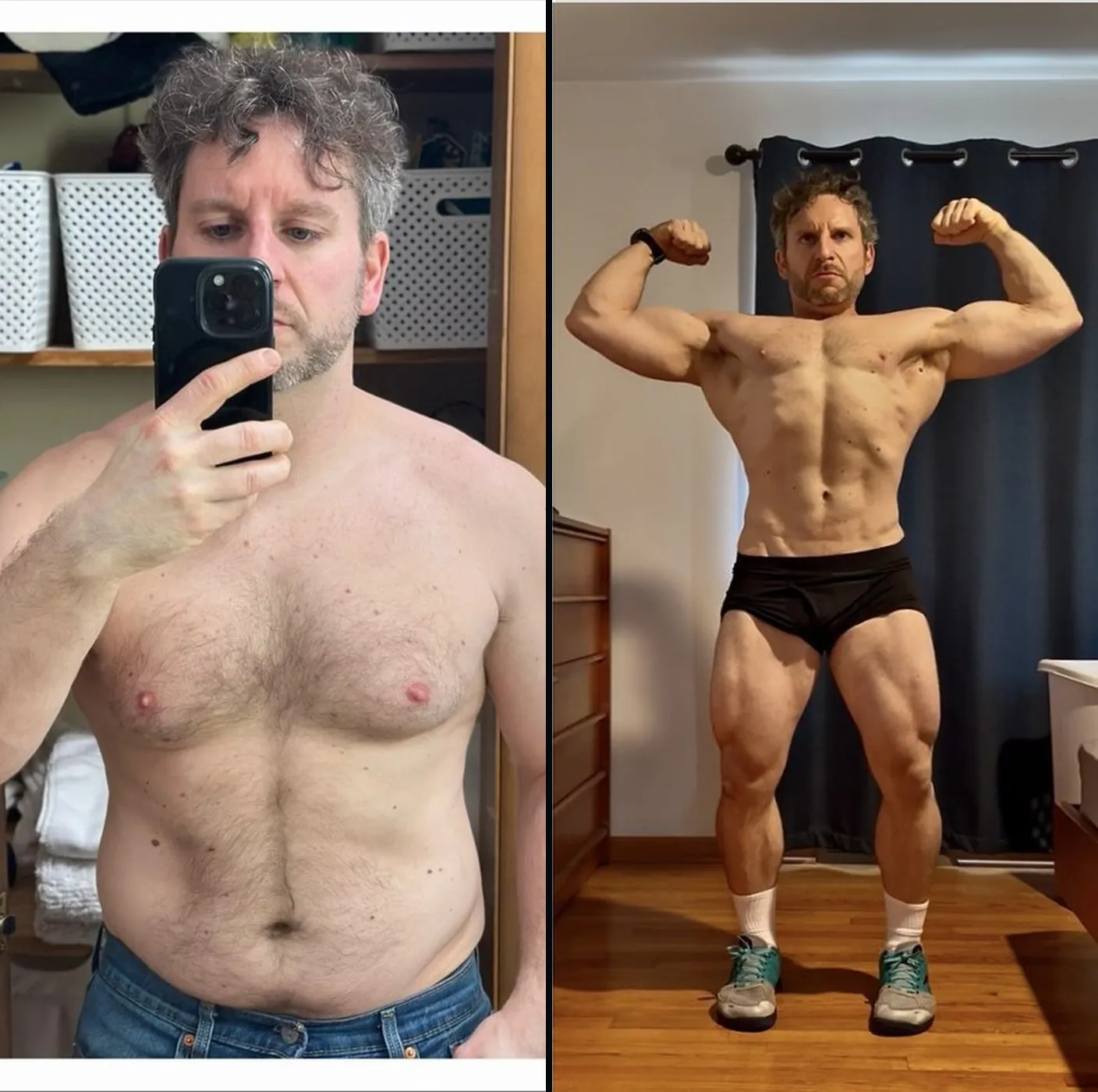 Dan before and after coaching with Scott